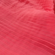 Ткань Шифон плиссированный (коралловый)